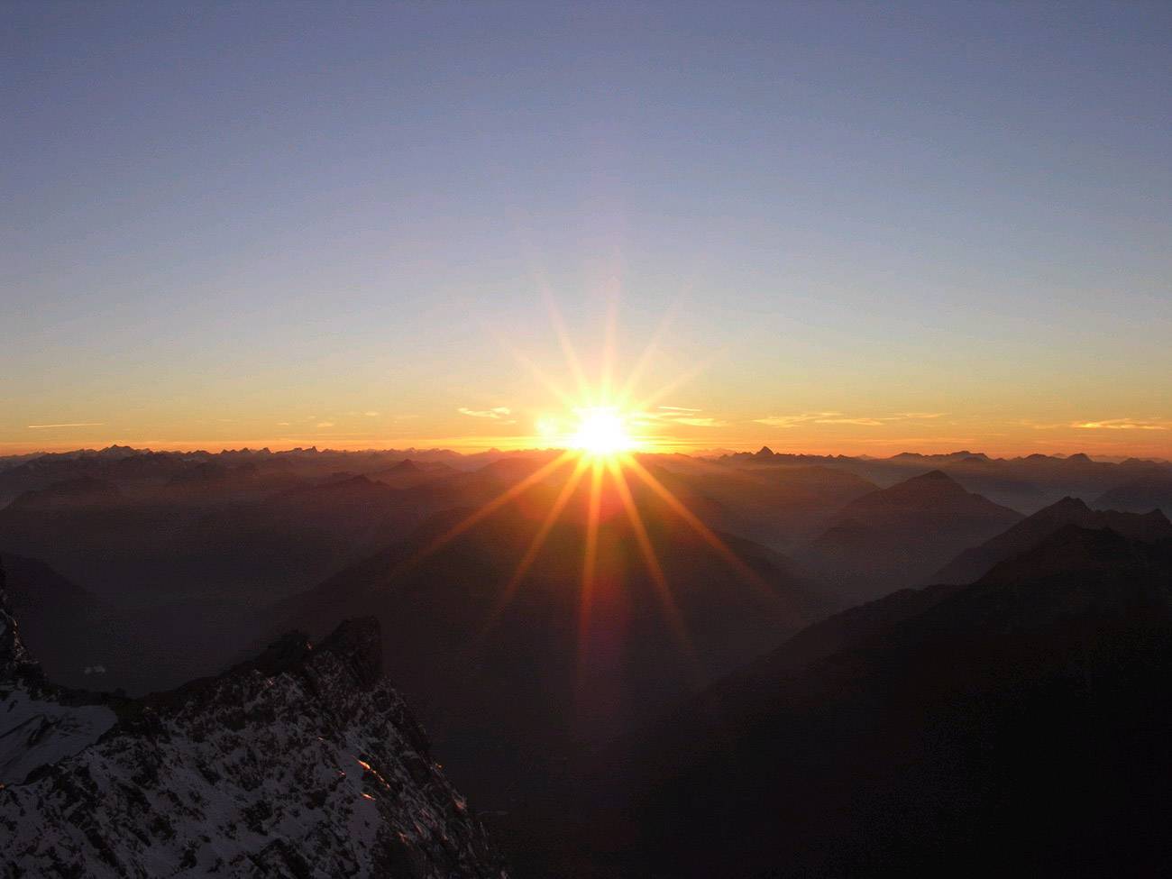 Fondue auf der Zugspitze