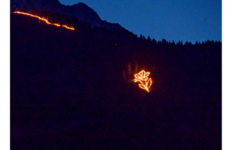 Die legendären Bergfeuer am 18. Juni 2022